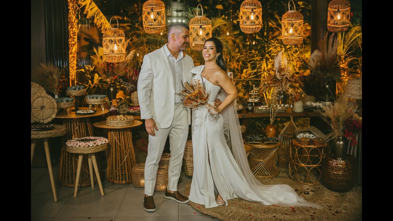 Casamento Natasha & Jean que foi realizado no Coco Bambu Sul
