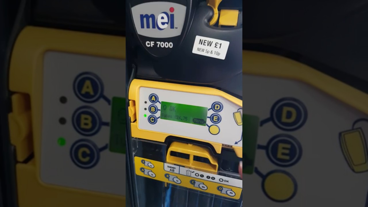 Mars MEI 7000 Coin mech, how to disable/enable a coin in your vending machine, #vendingmachine