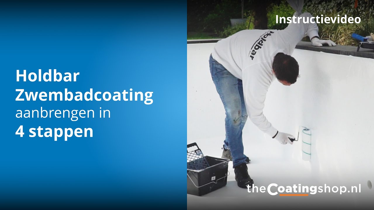 Holdbar Zwembadcoating aanbrengen in 4 stappen | theCoatingshop.nl