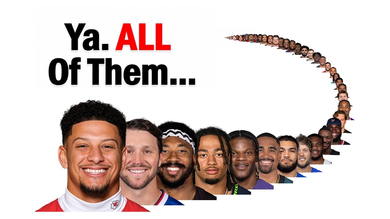I Ranked Literally Every Player In The NFL