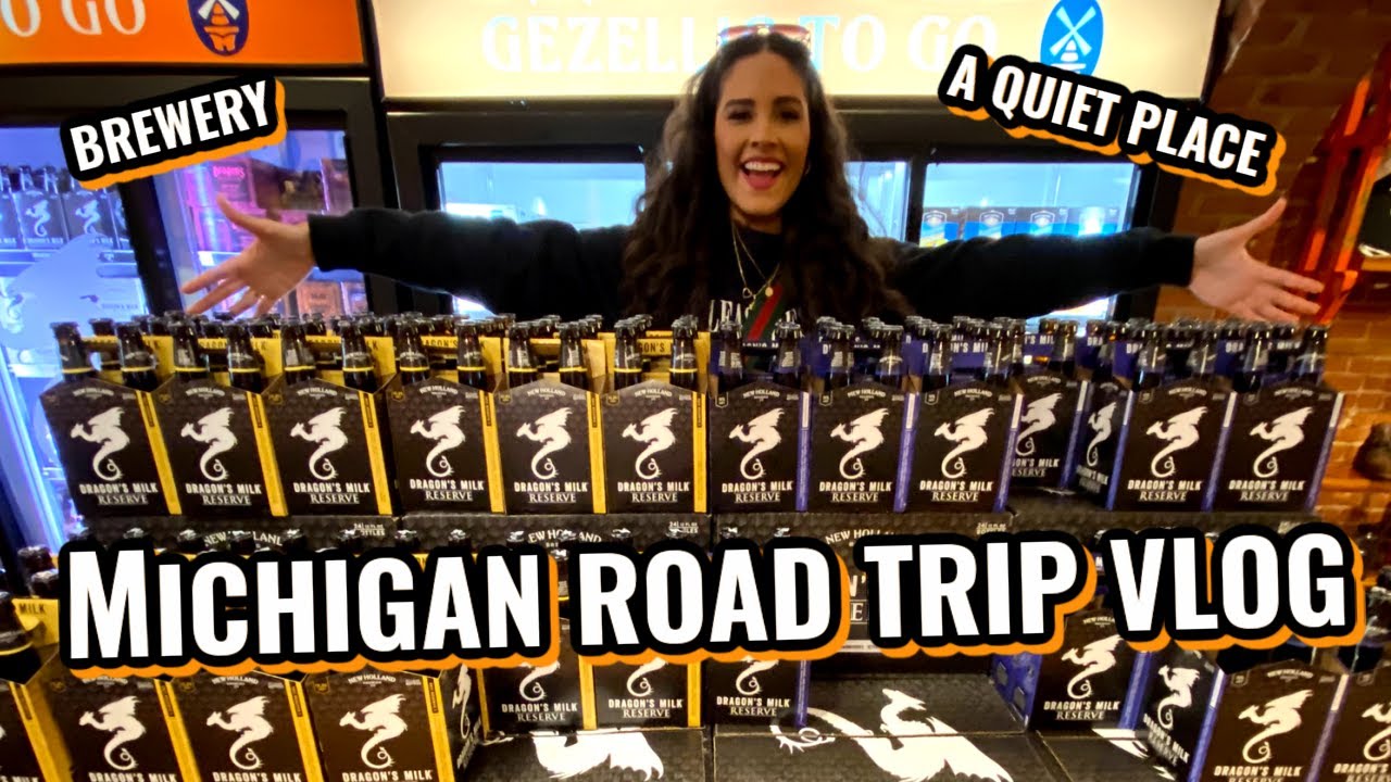 COME WITH ME TO MICHIGAN | ROAD TRIP VLOG | TULIPS, BREWERY, A QUIET PLACE | Daniela Carolina