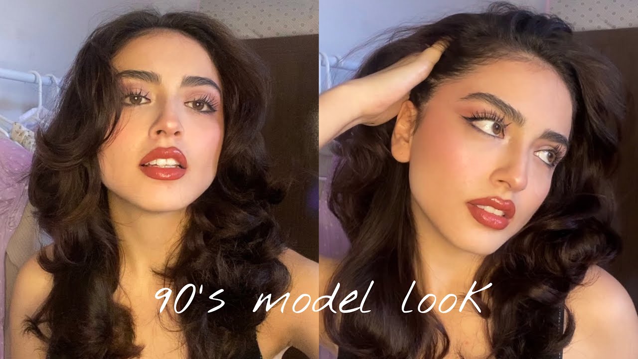 ☆ Transfórmate en modelo de los 90s ☆ CABELLO Y MAKEUP *90s model look*