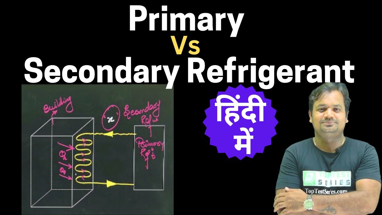 Distinguish Between Primary And Secondary Refrigerant in Hindi, Classification of Refrigerants