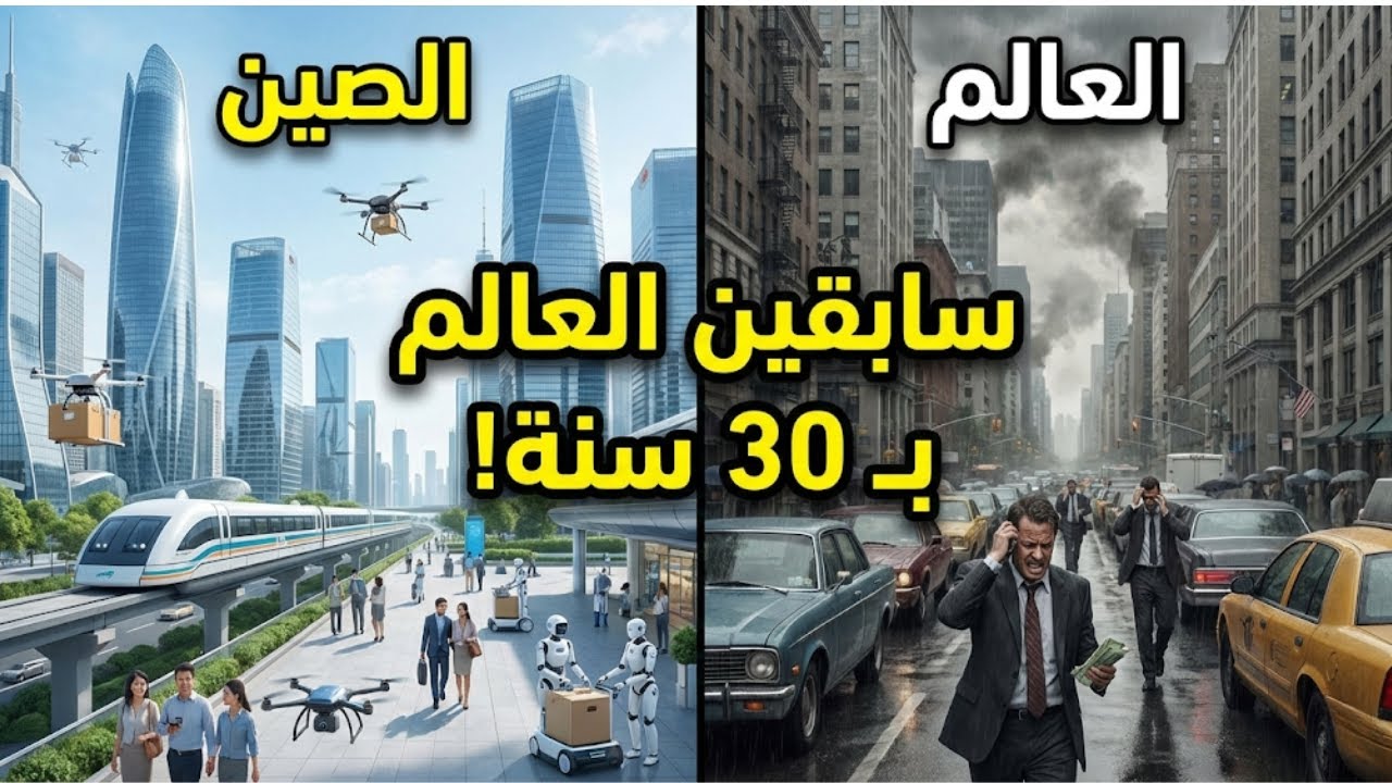 الصين: كوكب آخر! عايشين بـ 2050 وإحنا لسا بـ 2025
