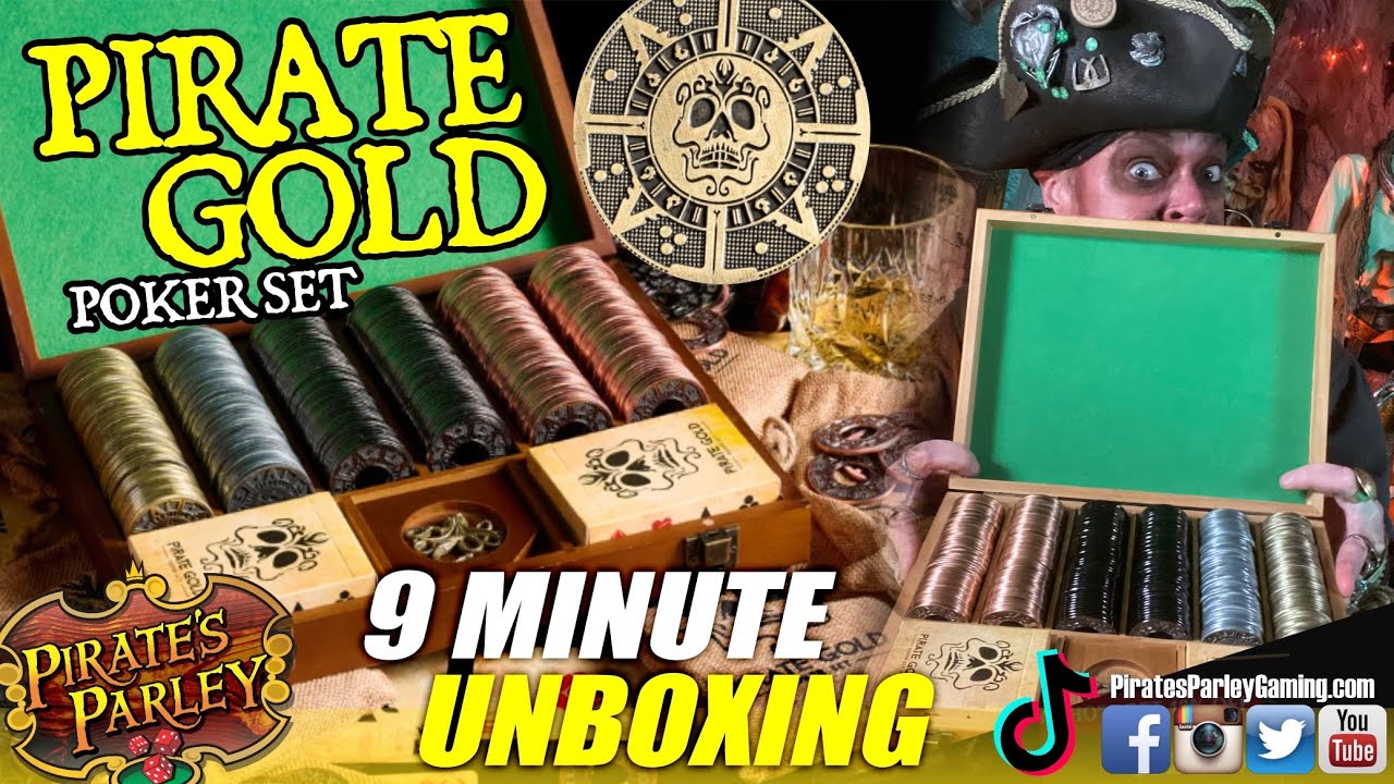 Pirate Gold Poker Set UNBOXING
