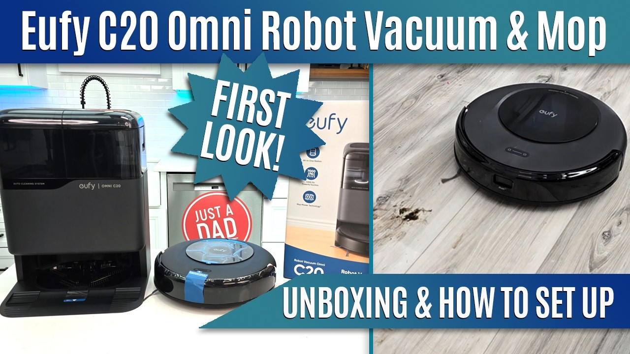 Eufy C20 Omni Robot Vacuum & Mop UNBOXING & SET UP Better Than I Expected.  FIRST LOOK!