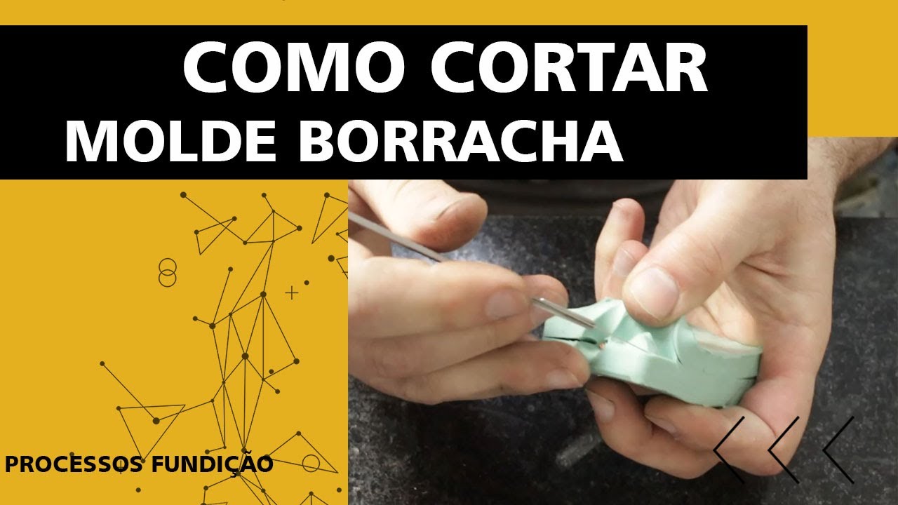 COMO CORTAR BORRACHA MOLDE DE ANEL APRENDI NA ITALIA FORMA CERTA