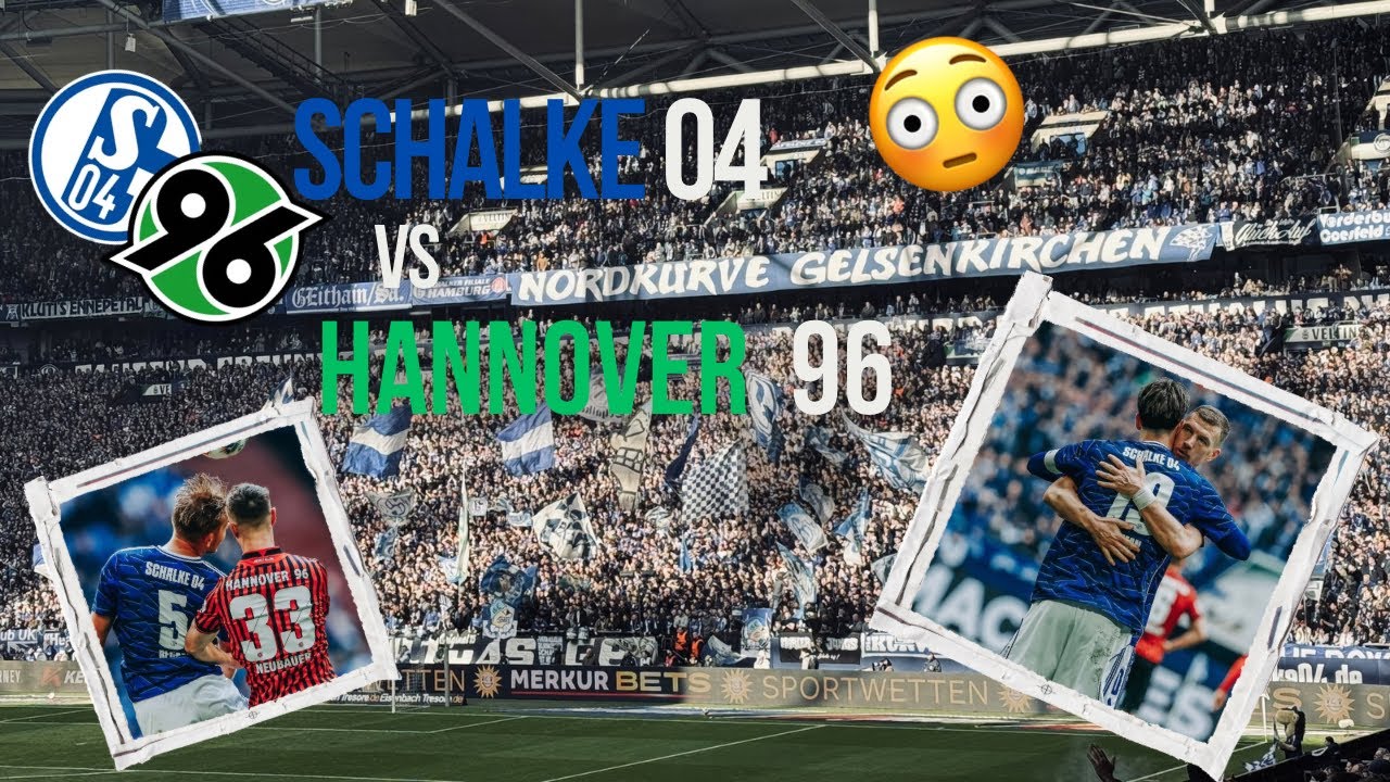 Last minute Ausgleich 😳🔥 FC Schalke 04 vs Hannover 96 2 Bundesliga Stadionvlog 🏟️ 🔥