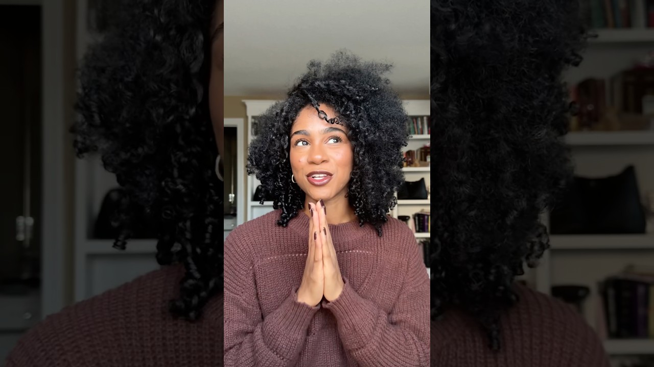 Natural Curls Wash and Go Routine | Black Girl Hair, Wash Day, Type 4 Curl 