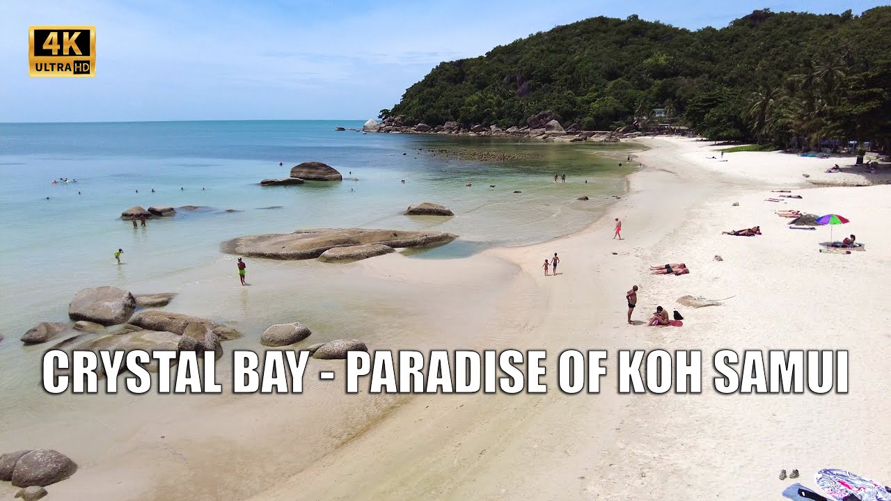 4K Koh Samui Crystal Bay 7July | Virtual walking tour - Streets of Thailand 2022