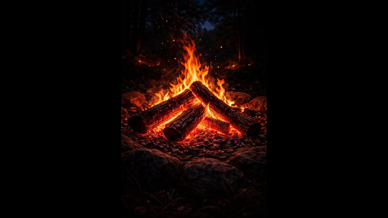Fireplace Cozy Nights with Family, Love & Warm Firelight