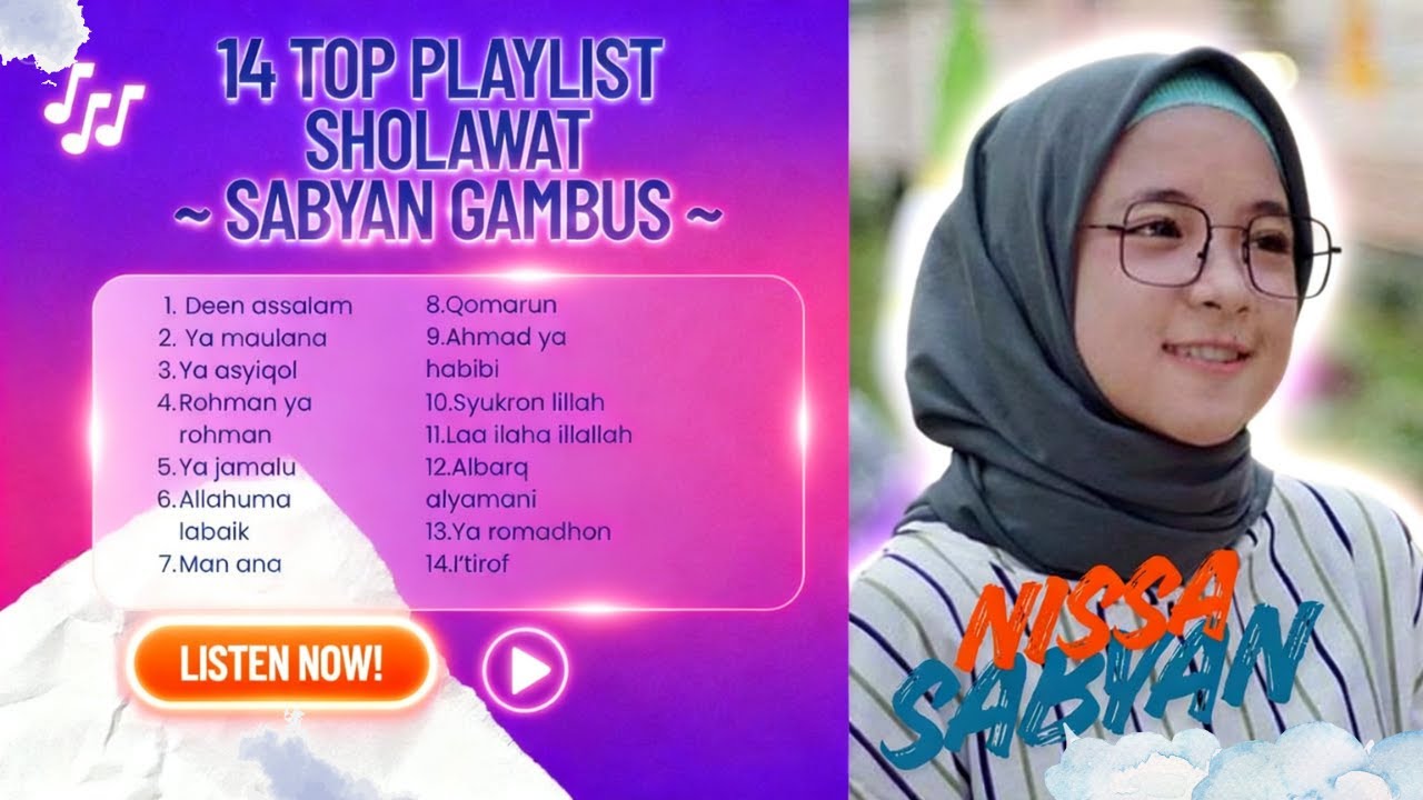 Nissa sabyan | Top Hits Terbaik Nissa Sabyan  ] 💙 LAGU SHOLAWAT MERDU  Penyejuk Hati 2026