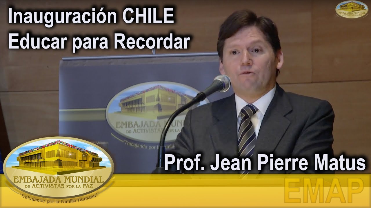 Educar para Recordar - Foros Educando para no Olvidar Chile - Prof. Jean Pierre Matus | EMAP