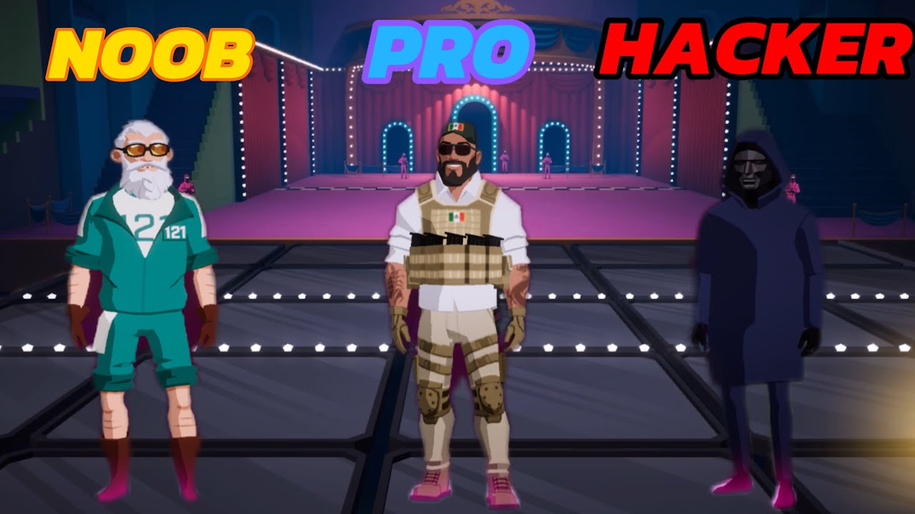 NOOB vs PRO vs HACKER - Squid Game Unleashed