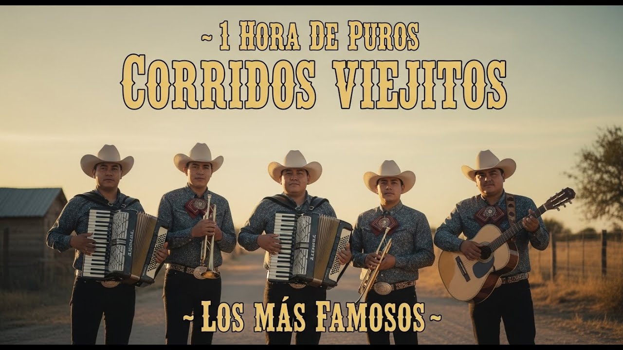 🔥 1 Hora De Puros Corridos Viejitos 🤠 Los Más Famosos