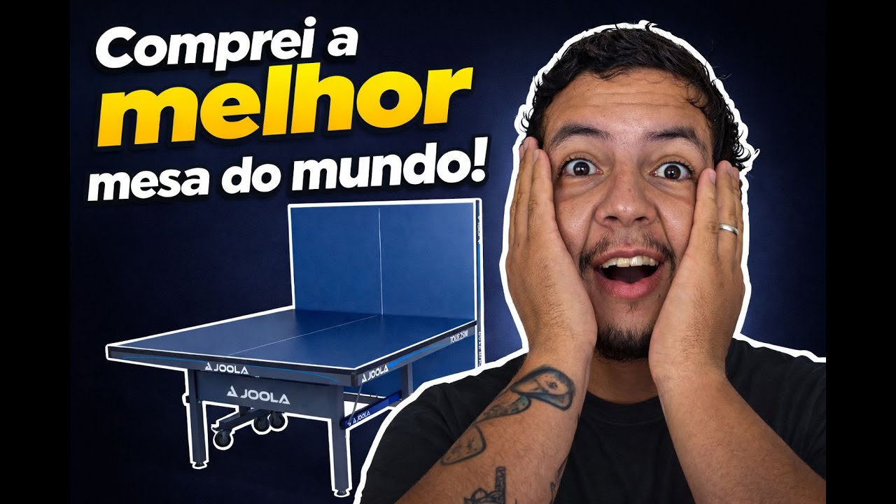 Comprei uma mesa PROFISSIONAL! Mesa JOOLA TOUR 2500