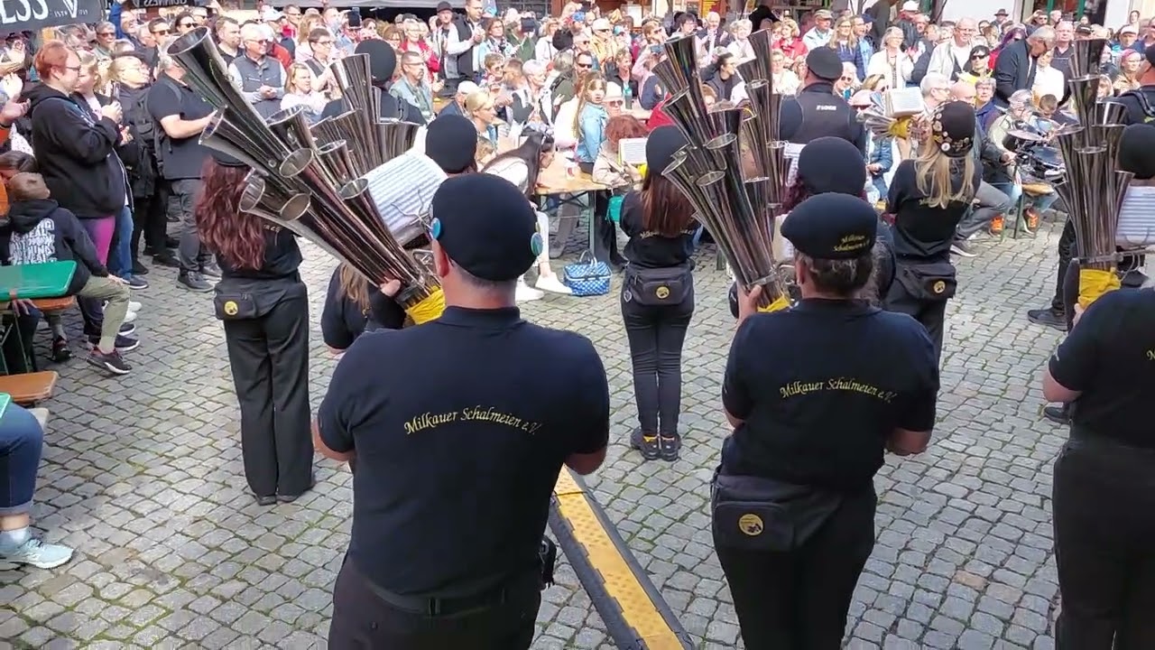 Milkauer Schalmeien beim Burgfest Tangermünde 14.09.2025 