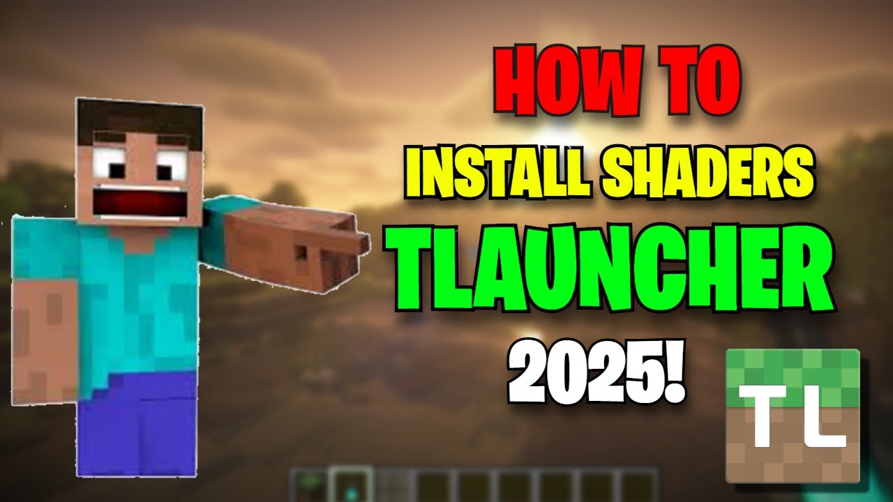 Как установить шейдеры в TLauncher | Установите шейдеры Minecraft 2025!