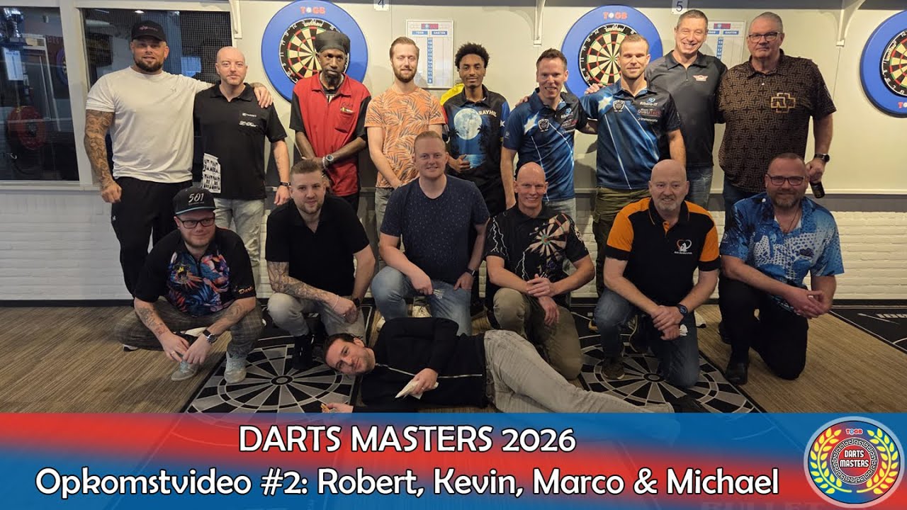 TOGB DARTS MASTERS 2026 - DEEL 2
