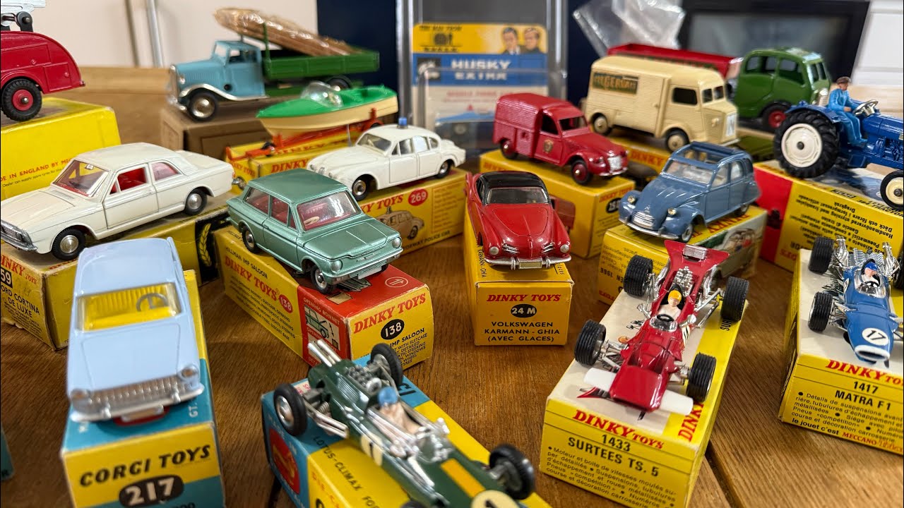 THIS VINTAGE DIECAST CAR COLLECTION WILL BLOW YOUR MIND - CORGI TOYS & DINKY TOYS IN MINT CONDITION