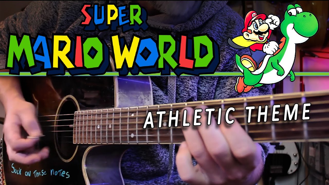 Koji Kondo - Super Mario World - Athletic Theme by @banjoguyollie