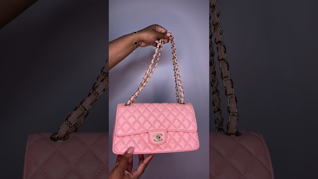 Chanel bag review 💗 #chanel #chanelbag #bagreview #shorts #affordable #unboxing #designer