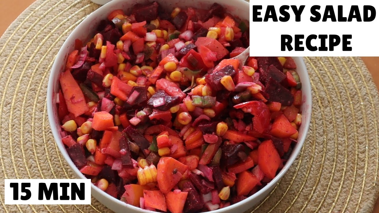 15-Minute Beetroot Salad | Healthy Mediterranean Style Recipe
