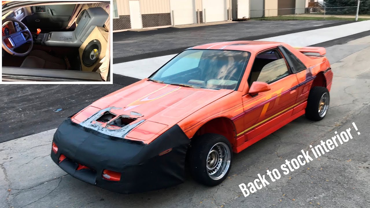 The Juiced Orange Lowrider Fiero goes back to stock! Pt. 3