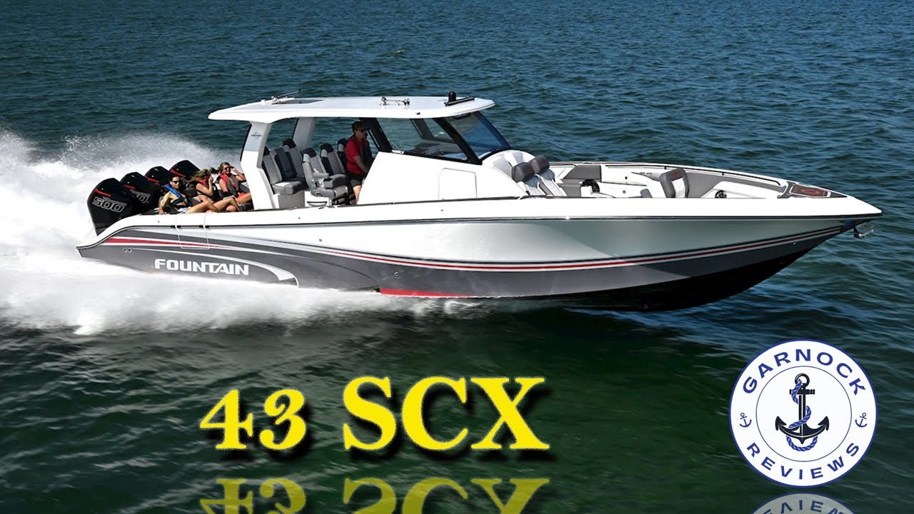 1 394 000 долларов США — (2024) Лодка Fountain 43 SCX с центральной консолью продаётся