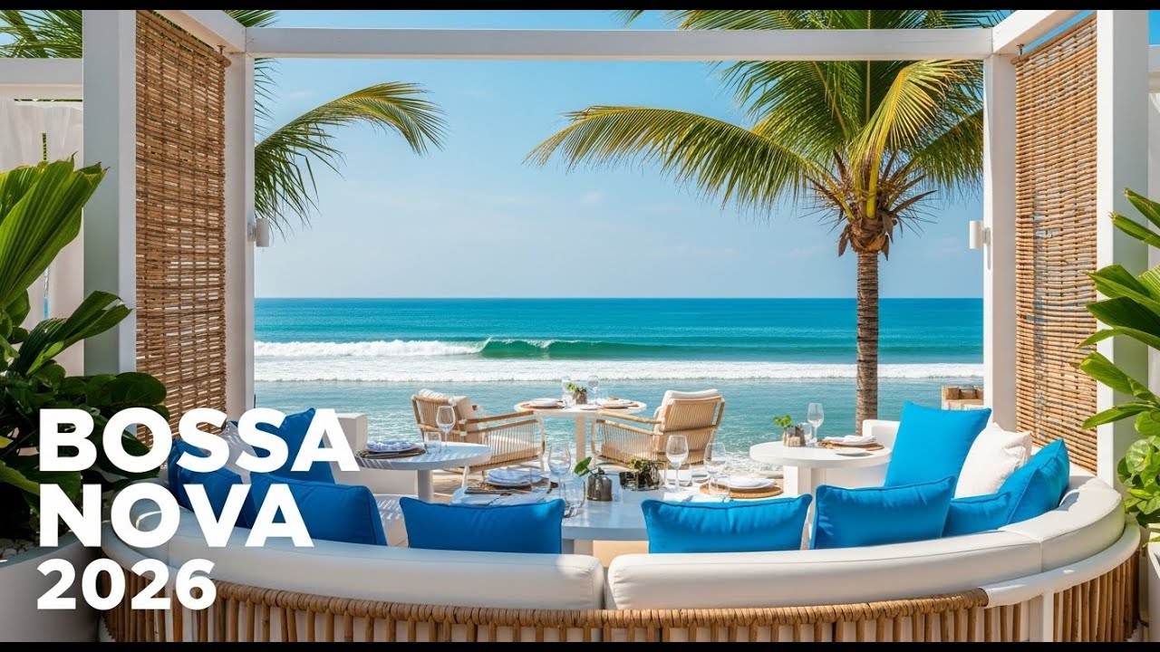 Morning Coffee by the Ocean ☕ Smooth Bossa Nova Jazz for Focus & Calm