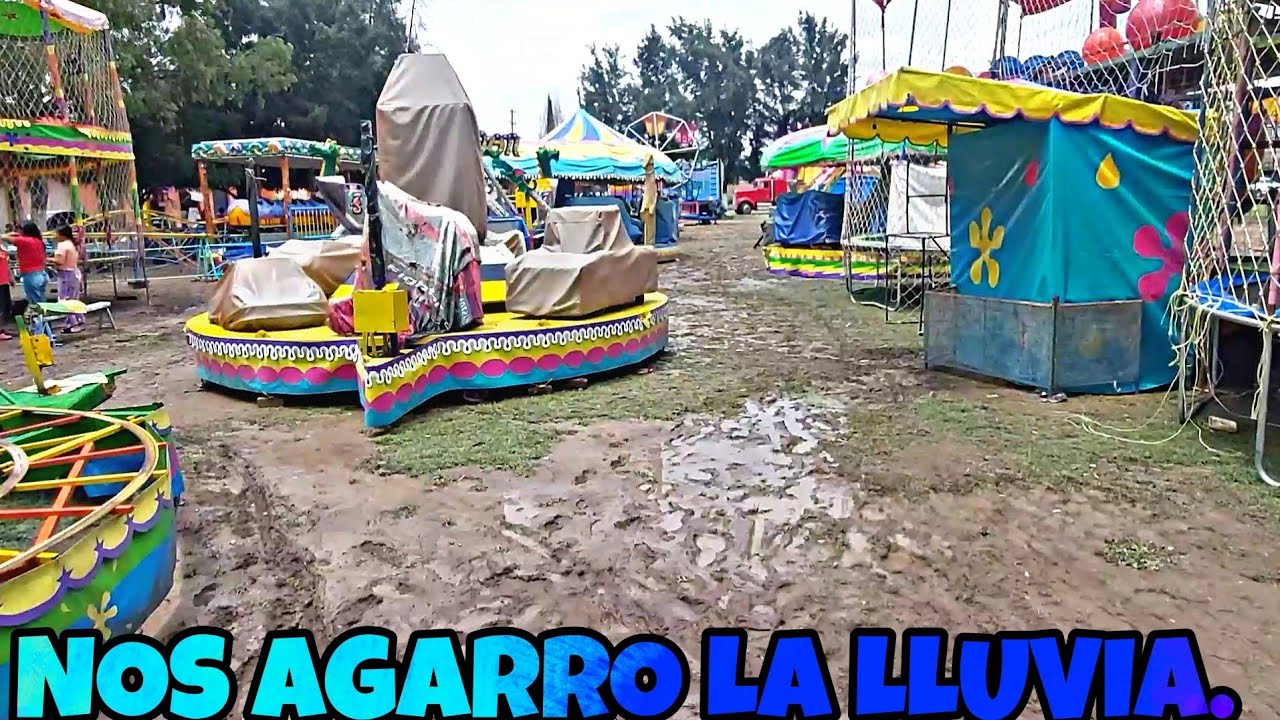 NOS AGARRO LA LLUVIA!!! Santa Elena, Irapuato Guanajuato. así se batalla. Diversiones Sánchez.