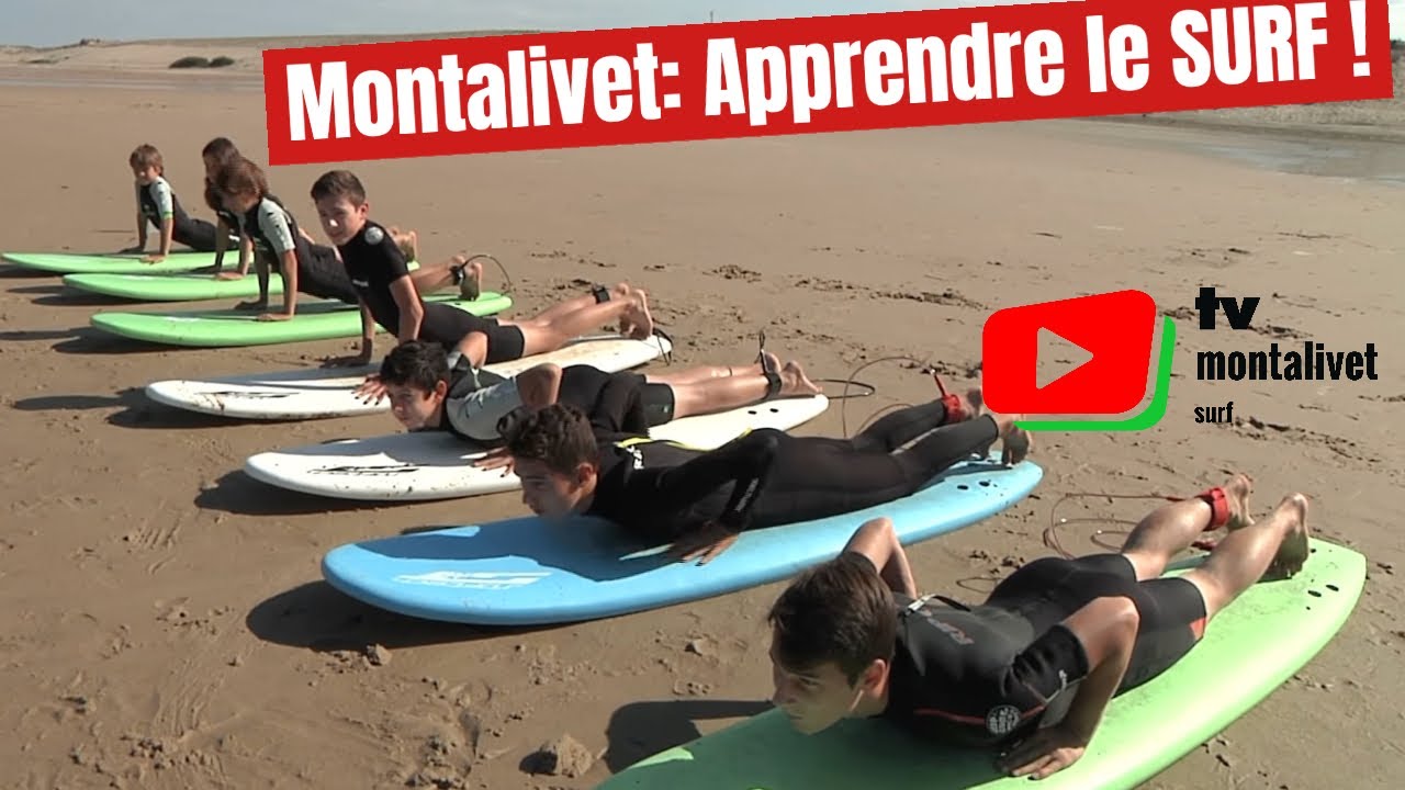 MONTALIVET  |  Apprendre le Surf avec Carakas Surf School   |  Montalivet Surf TV