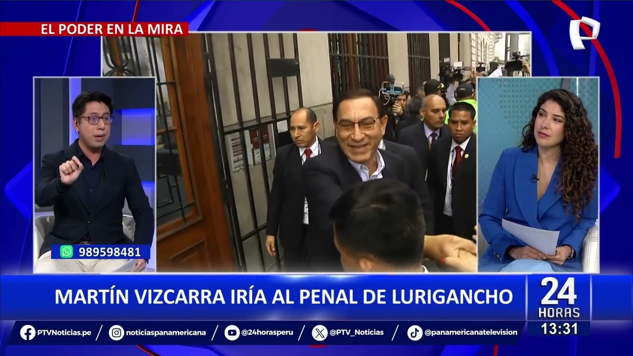 Martin Vizcarra sería trasladado al penal de Lurigancho