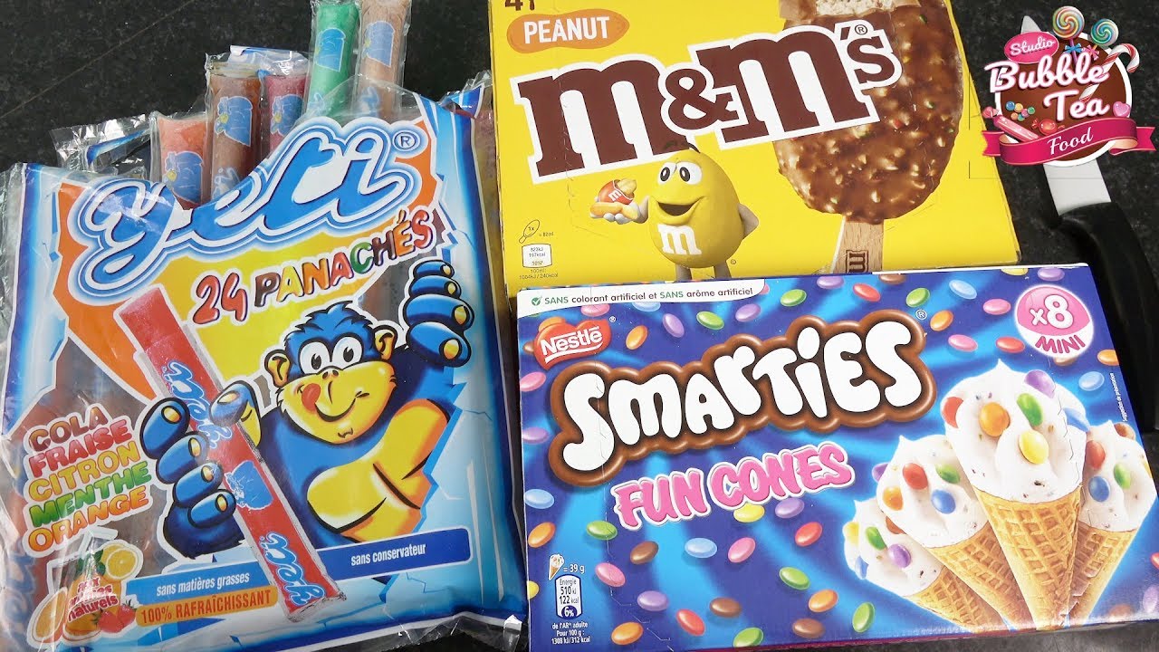 [GLACES] M&M'S SMARTIES et YETI MR FREEZE miam ! - Studio Bubble Tea Food