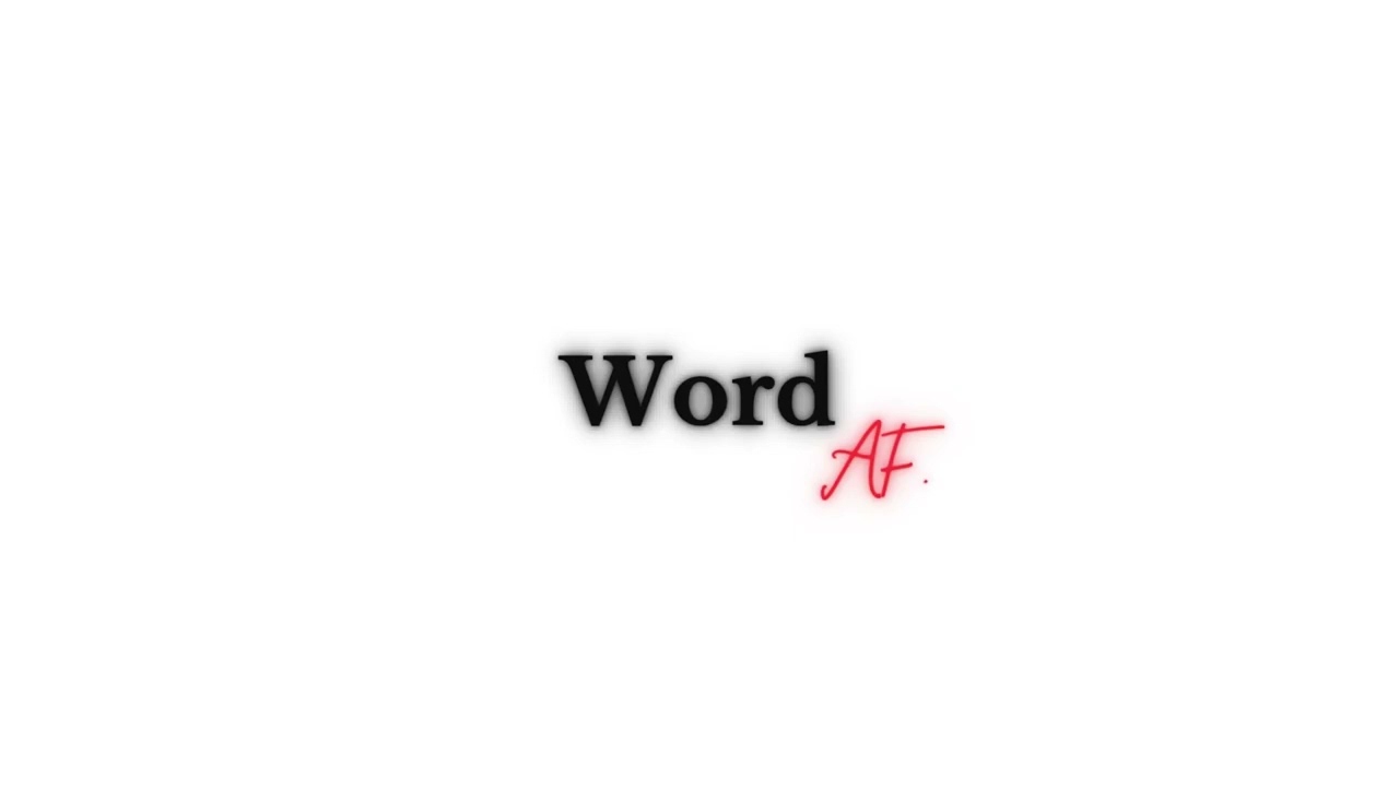 Aflax Music - Word (Official Audio)