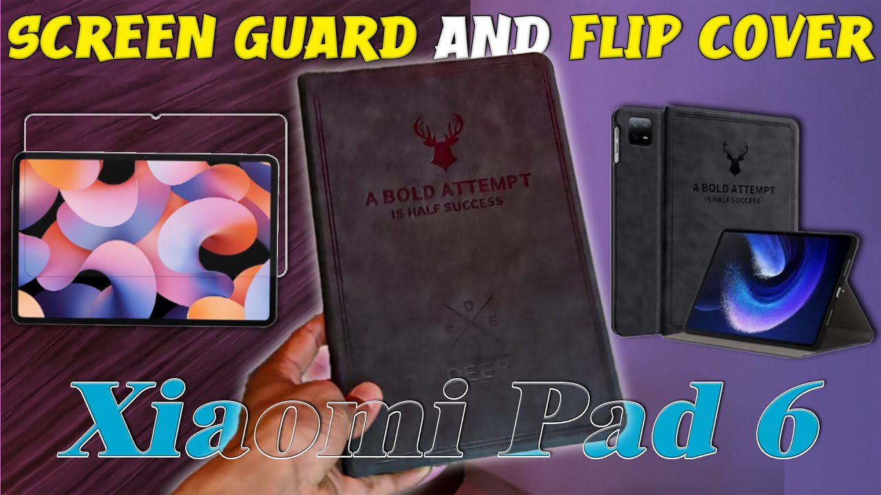 Xiaomi Pad 6 - Flip Cover & Screen Guard