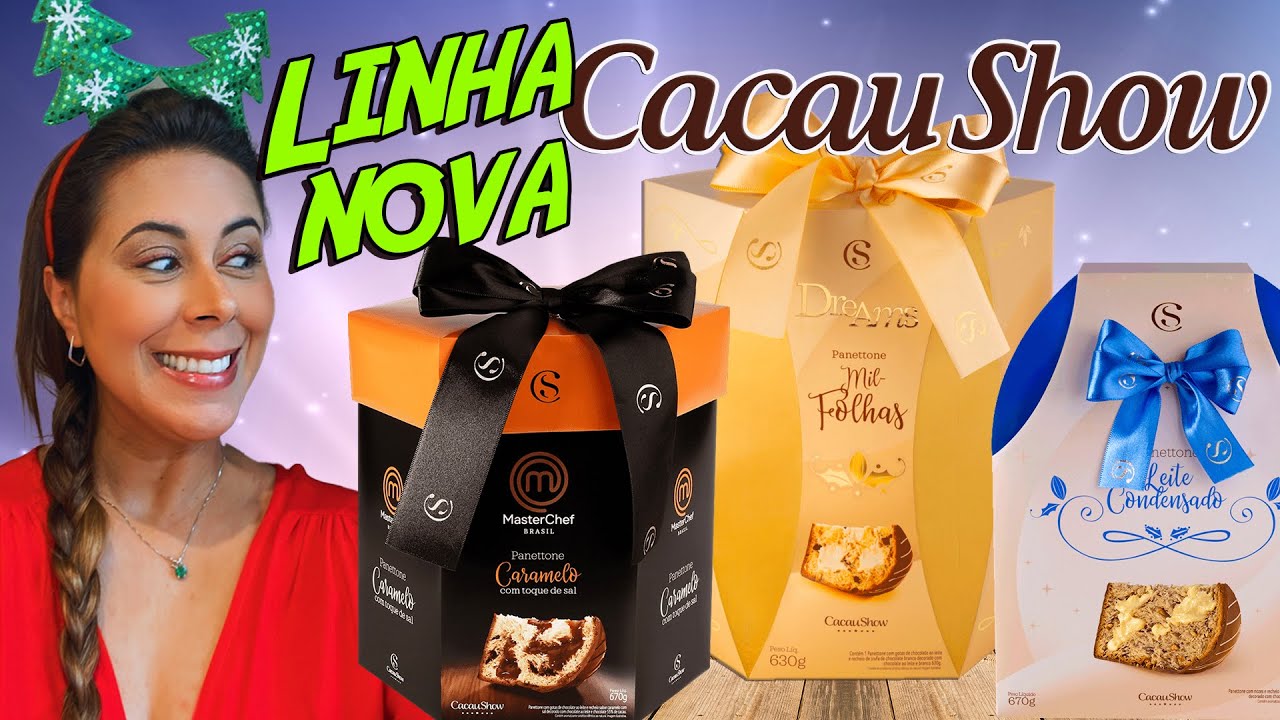 Panetones Cacau Show 2022
