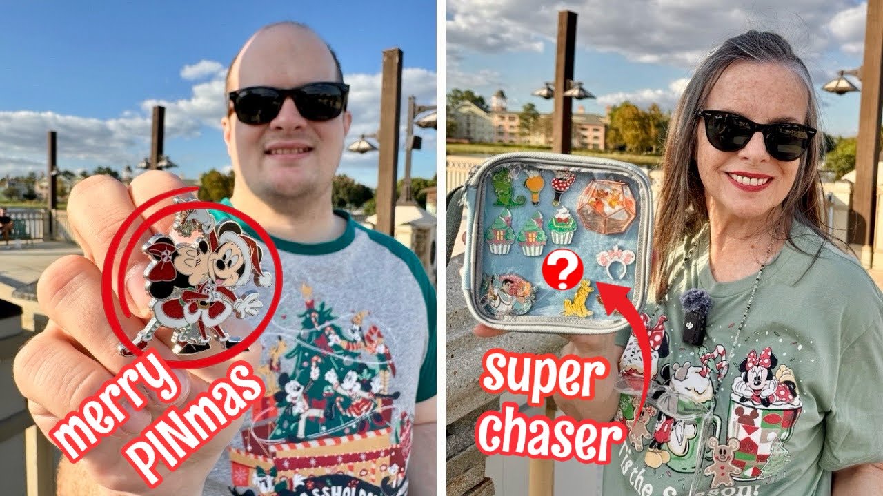 PINmas 2025 ✨ Праздничная торговля значками в Disney World