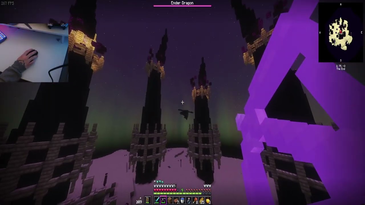 2026 Beating Enderdragon For 1ST Time Most SCuffed Way Possible