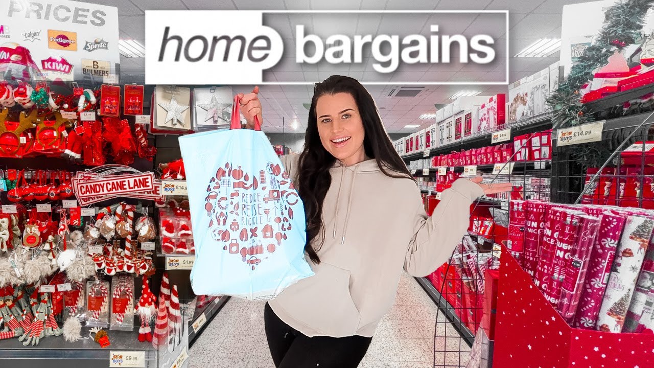 HOME BARGAINS SHOP WITH ME | ALL NEW IN CHRISTMAS 2023!