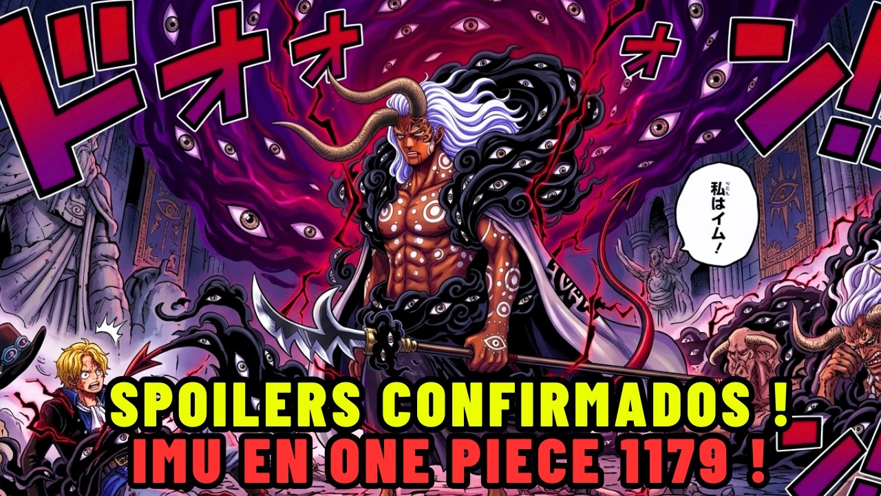 EL REY APARECE ! SPOILERS CONFIRMADOS ONE PIECE 1179 !! EL ROSTRO Y FRUTA DEL DIOS DEL MUNDO !!