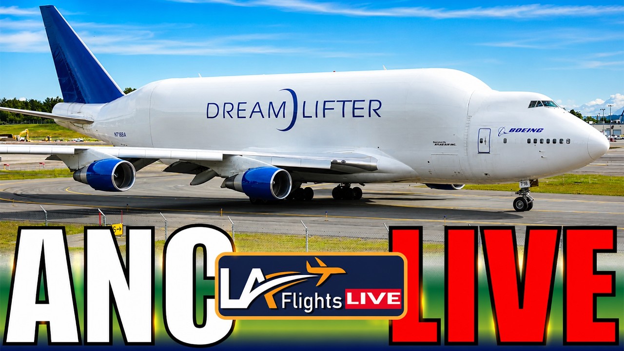 🔴LIVE DREAM LIFTER B747 ANCHORAGE!| JULY 30, 2026 | ANC PLANE SPOTTING