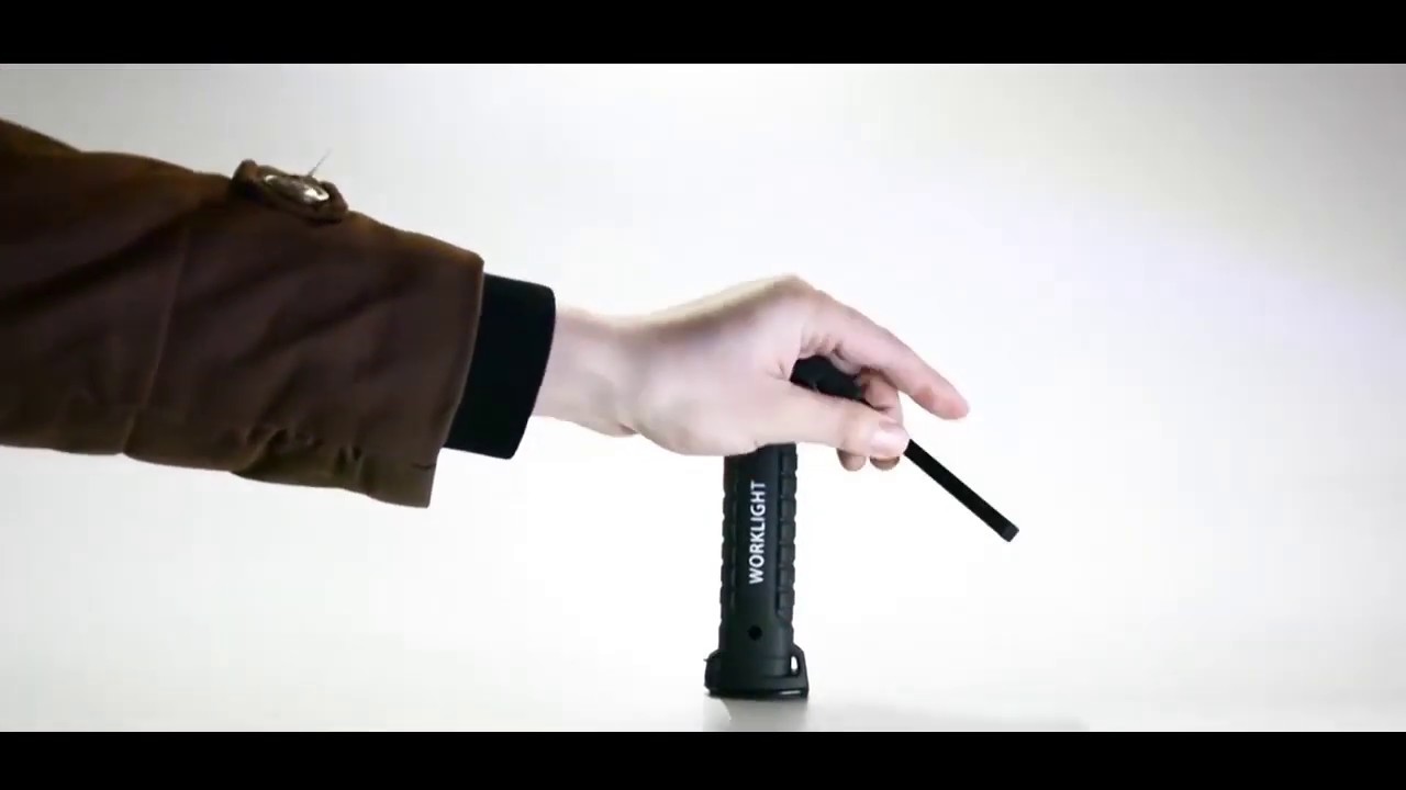 Rechargeable Flashlight USB Torch LED Work Light Portable Magnetic COB Hanging Hook