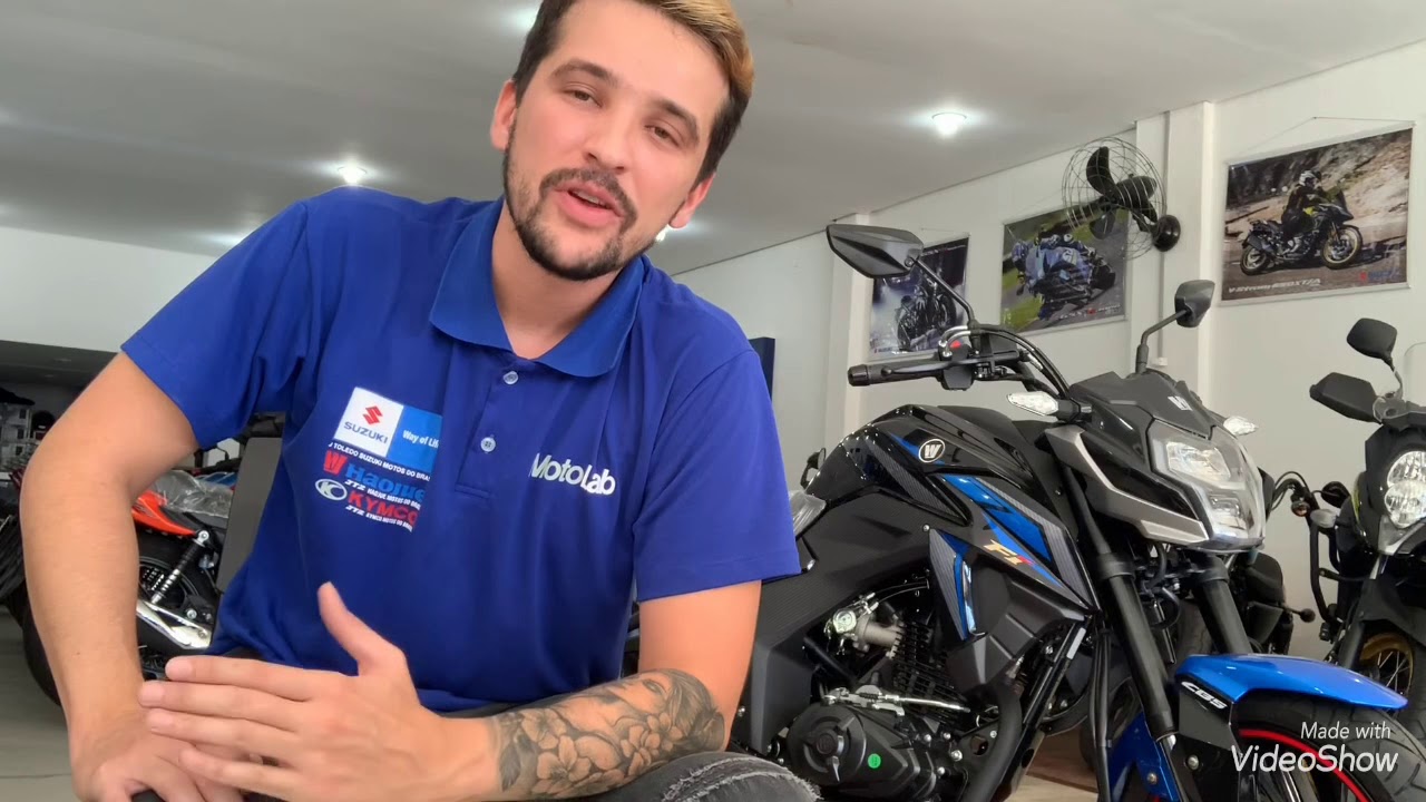Montagem completa da nova Haojue Dr 160 2021 na Motolab Suzuki Sorocaba