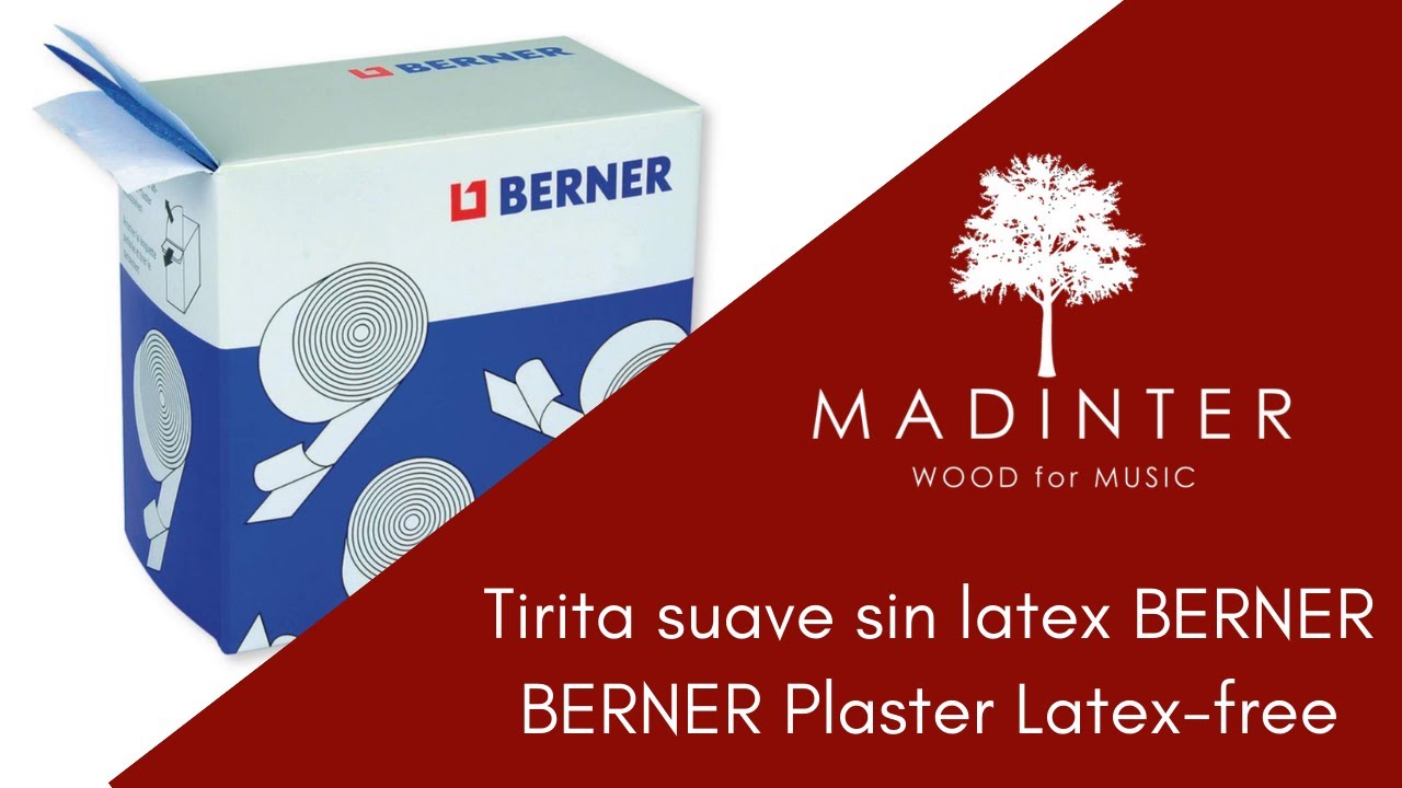 BERNER Plaster Soft - Tirita suave sin látex