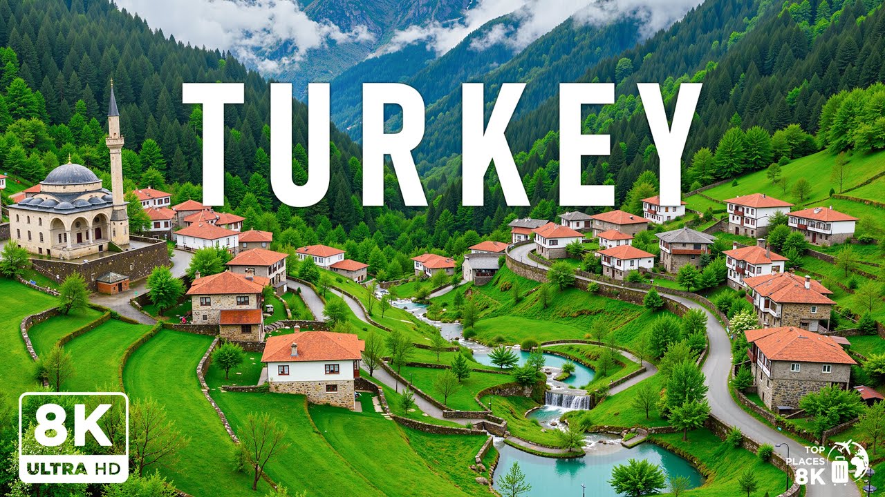 Турция Весна 8K 🇹🇷 | Каппадокия, османская архитектура