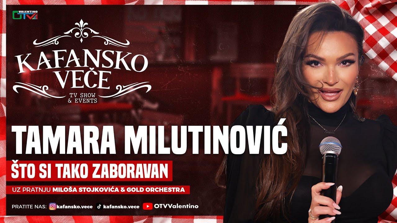 TAMARA MILUTINOVIC - STO SI TAKO ZABORAVAN | UZIVO | MILOS STOJKOVIC I GOLD ORK | 2025 | KV