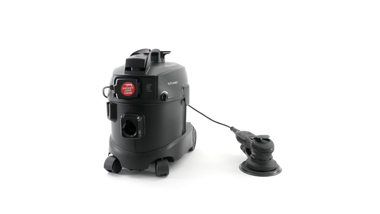 Rutlands® Brushless Random Orbital Sander with Dust Extractor - 0.3 Micron Filtration