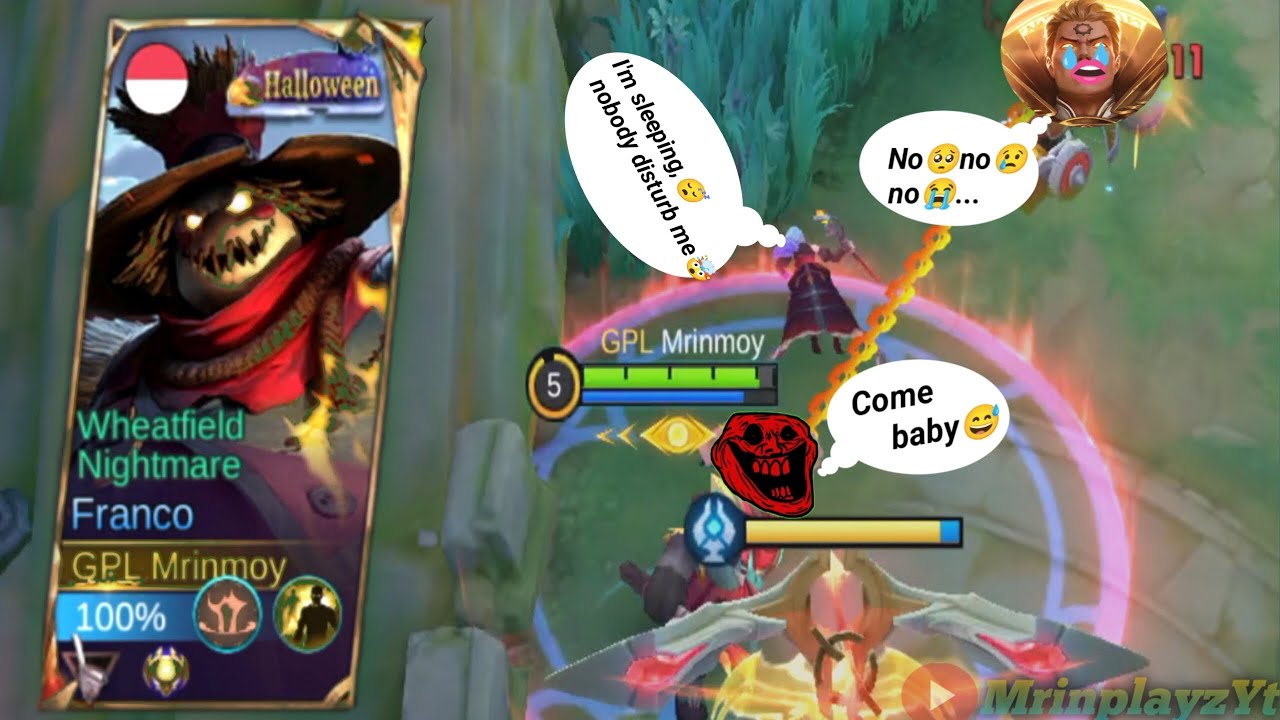 "Solo Ranked Push with Franco 🧨 Crazy Hooks🪝🎯 Intense Teamfights 💥 Don’t Miss the Full Match! 🎮🔥"