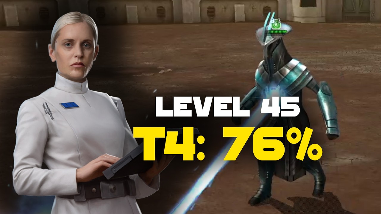 Is it possible to clear T4 with L45 Dedra? T4 Zeffo Tomb Guardians 76% | SWGOH Andor Era Coliseum